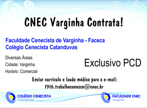 Cnec Varginha Contrata