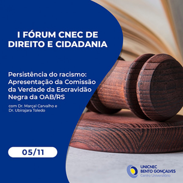 Rede CNEC promove o 1º FÓRUM CNEC DE DIREITO E  CIDADANIA