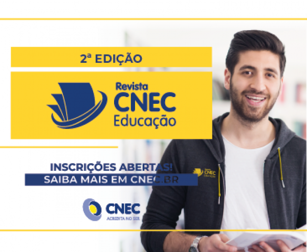 Inscrições abertas para publicação de artigos na Revista CNEC Educação