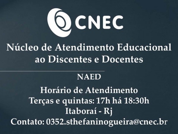 NAED - Núcleo de Atendimento Educacional ao Discente e Docente