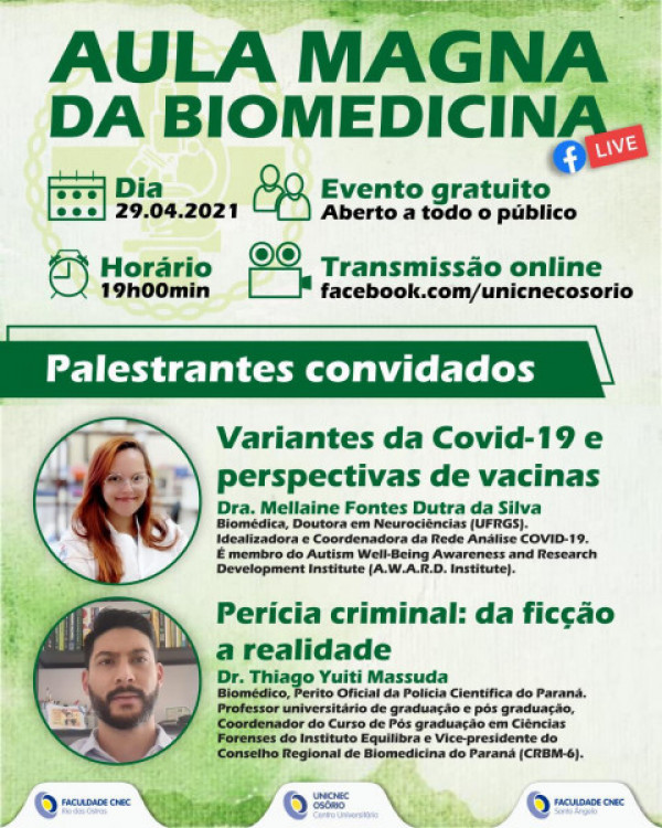 Aula Magna - Curso de Biomedicina