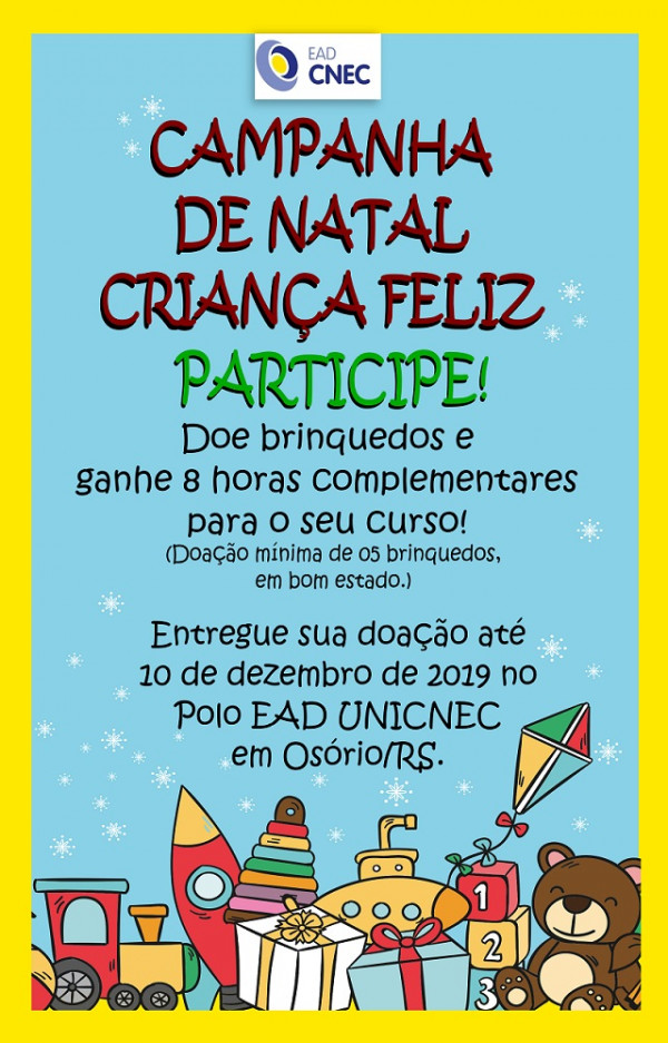 CAMPANHA DE NATAL - CRIANÇA FELIZ