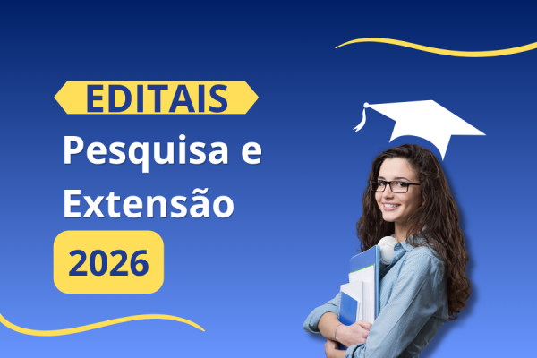 Editais de Pesquisa e Extensão 2026