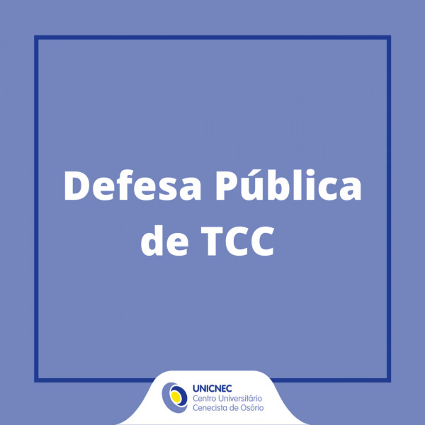 Defesa Pública de Tcc