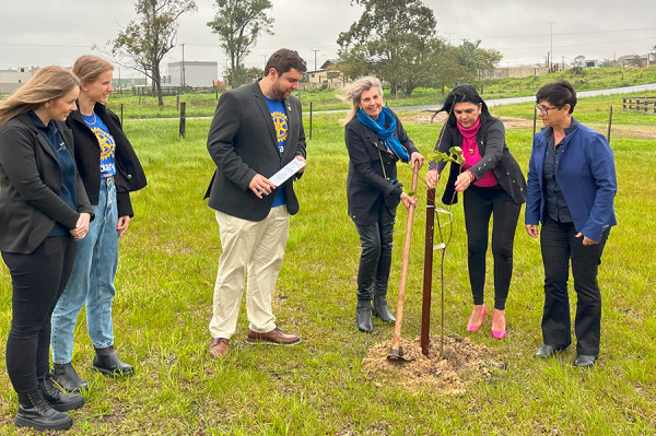 Cerimônia de União e Sustentabilidade com o Rotary Club