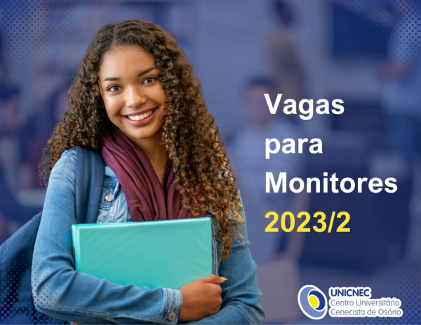Vagas para Monitores 2023-2