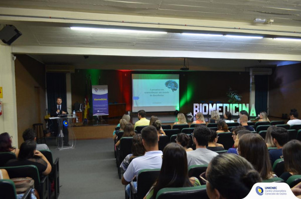 Aula Magna do curso de Biomedicina