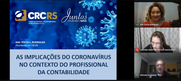 Curso de Ciências Contábeis realiza videoconferência