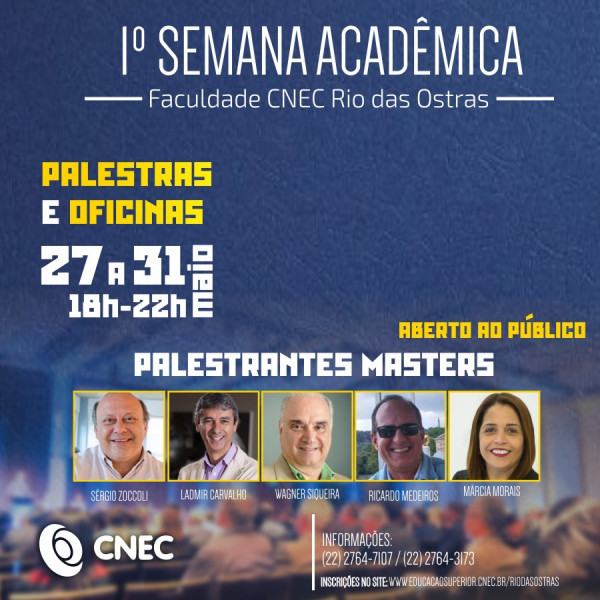 I Semana Acadêmica da Faculdade CNEC Rio das Ostras