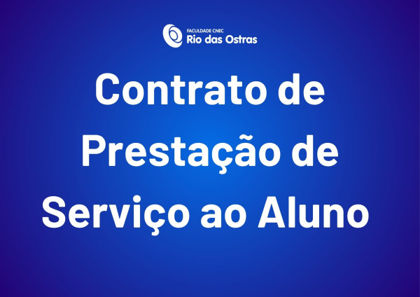 Contrato de Prestação de Serviço ao Aluno