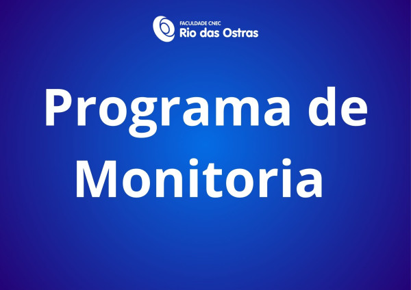Programa de Monitoria