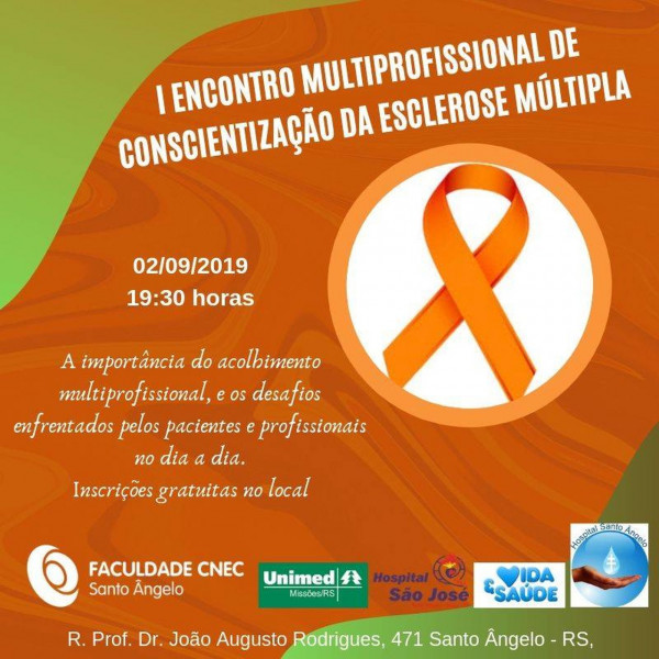 I ENCONTRO MULTIPROFISSIONAL DE CONSCIENTIZAÇÃO DA ESCLEROSE MÚLTIPLA