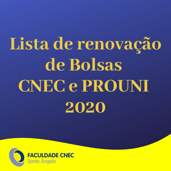 Bolsa CNEC 2020 - Lista final